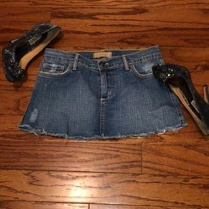 3/$33 A’GACI Too Jean Micro Skirt Size S